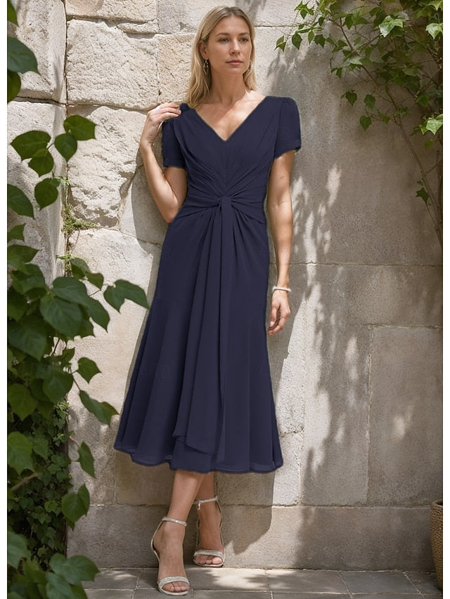the of Formal Mother Elegant Wedding A-Line Dress Bride Guest FashionChic