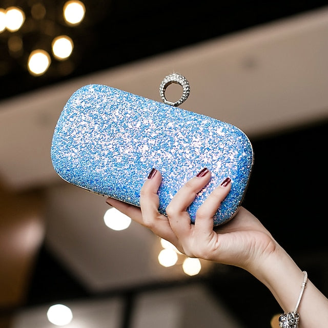 Wristlet Leather PU Bags Clutch Women's Evening Bag FashionChic