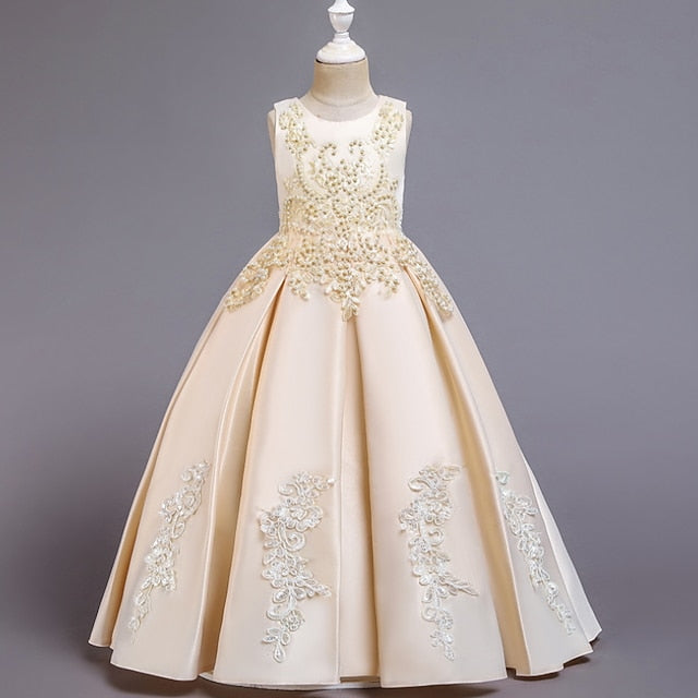 Party Girl Girls' Wedding Dress Flower FashionChic