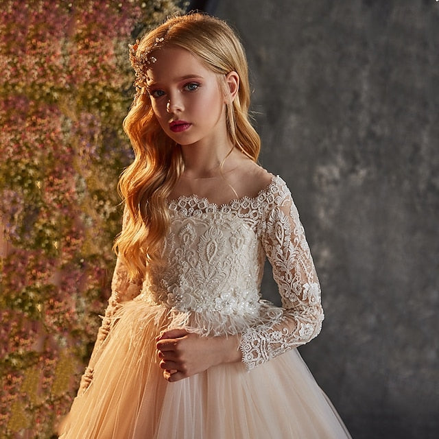 Flower Girl Princess Dress Party Wedding Girls' FashionChic