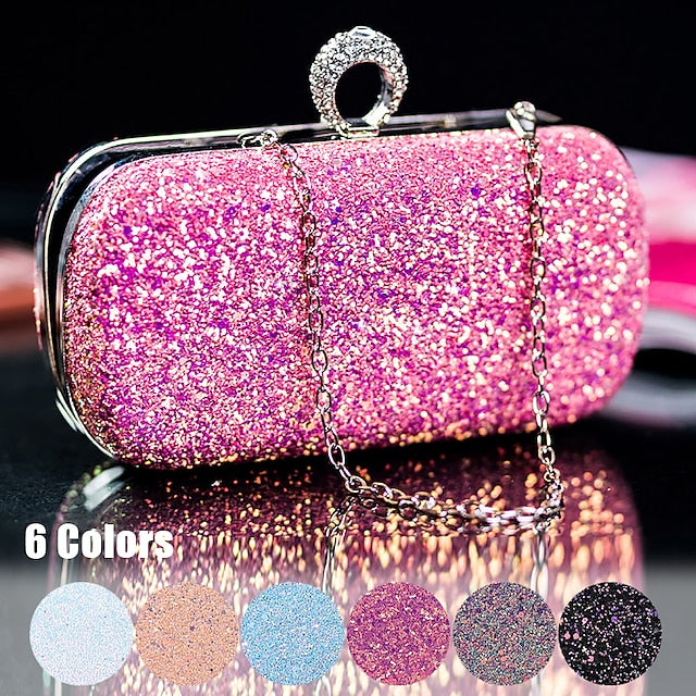 Wristlet Leather PU Bags Clutch Women's Evening Bag FashionChic