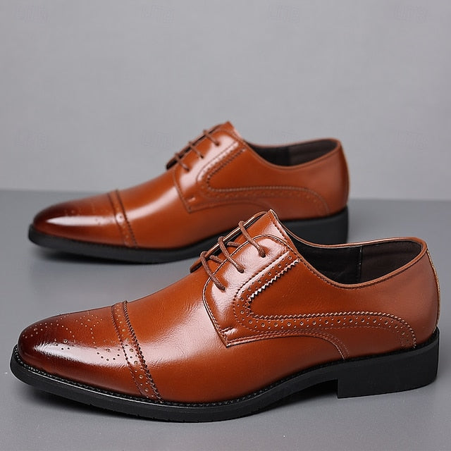 Shoes Color-Blocked White Men's and Dress Black with FashionChic