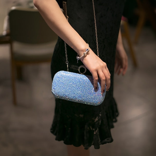 Wristlet Leather PU Bags Clutch Women's Evening Bag FashionChic