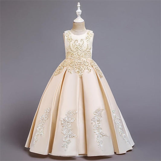Dress Evening Girls' Flower Girl Gown Party FashionChic