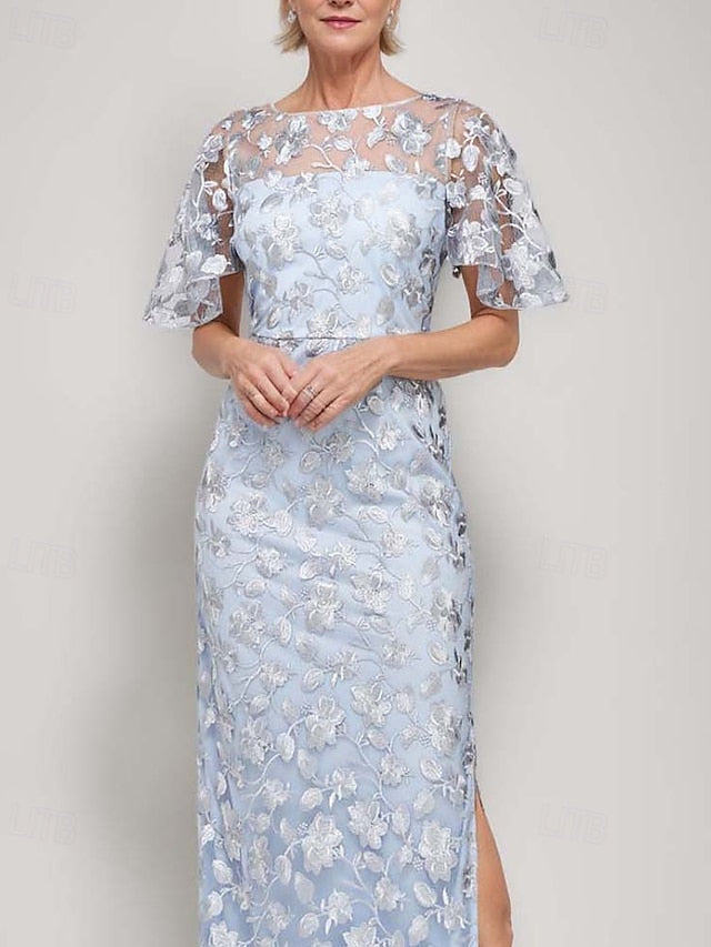 Sheath Elegant Dress Mother Luxurious Bride Boat / the Column of FashionChic