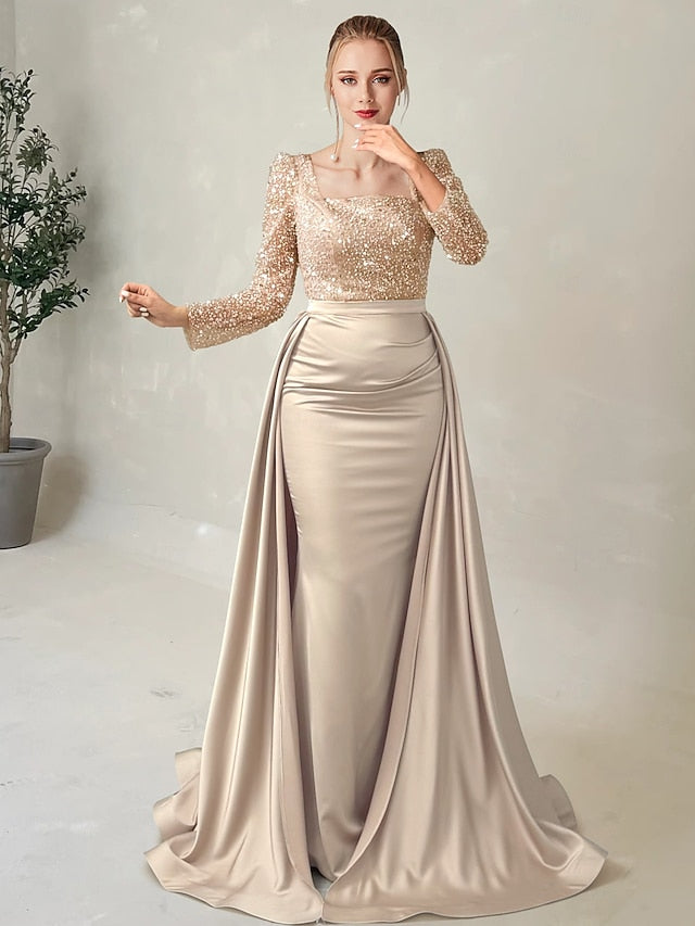 Mermaid Dress Floor Gown Formal Evening Length Long Elegant FashionChic