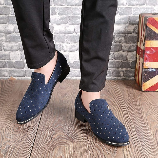 Loafers Shoes Slip-Ons Plus Size Dress Drive Men's FashionChic