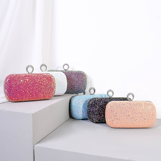 Wristlet Leather PU Bags Clutch Women's Evening Bag FashionChic