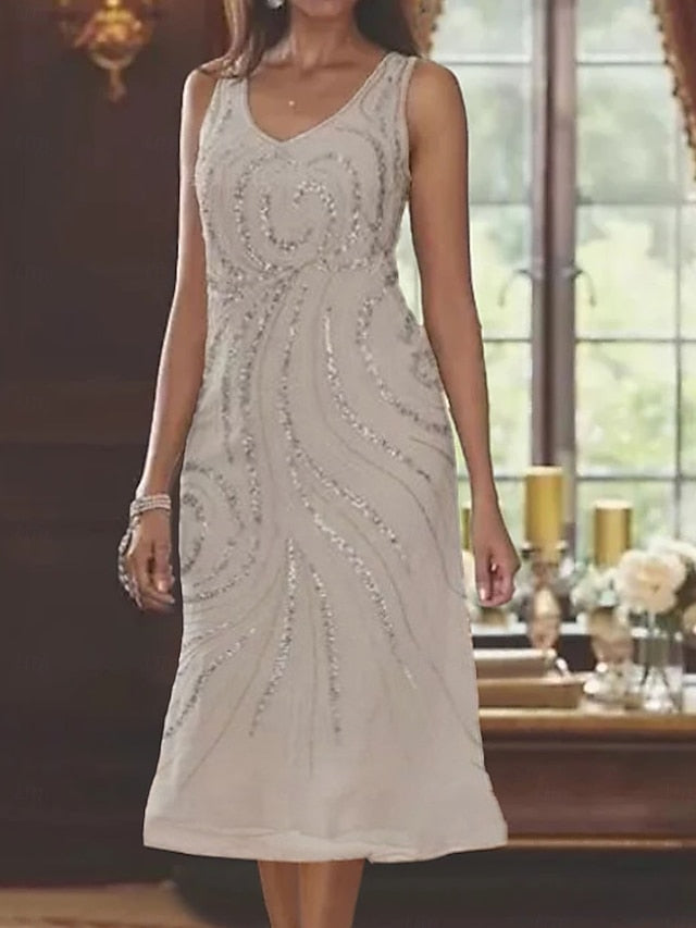 Formal Bride A-Line Piece Two Mother Wedding Beach Dress of the FashionChic