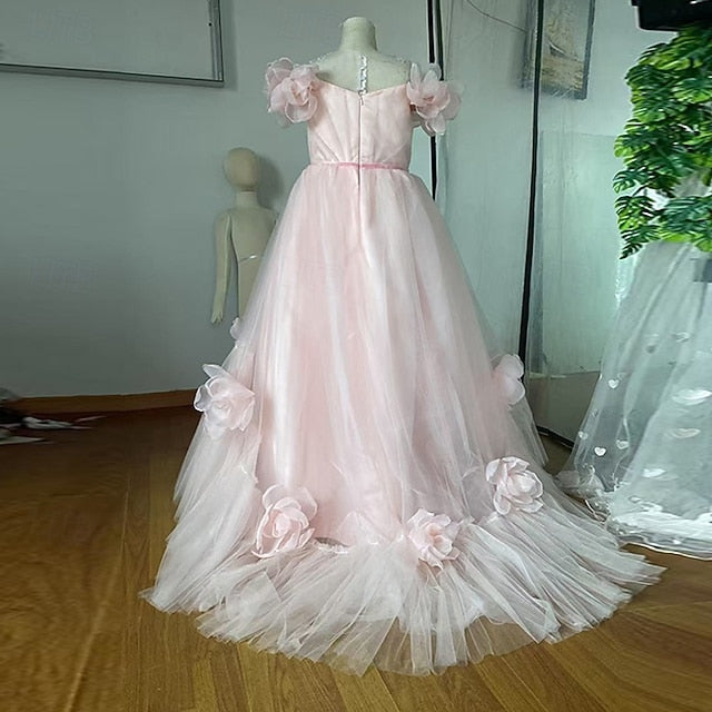 First Flower Girls' Dress Communion Girl Party FashionChic