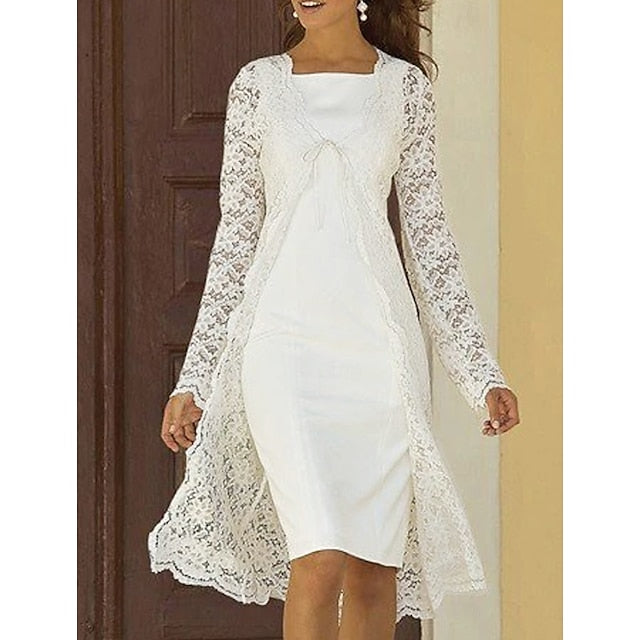 Dress the Bride Beach Mother Sheath of Piece Two Wedding FashionChic