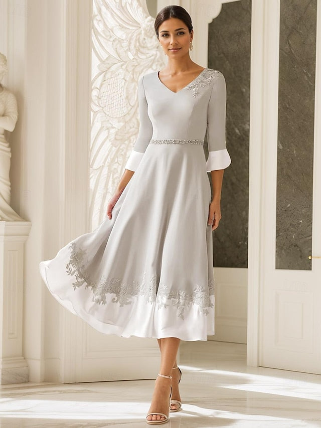 Mother the Bride Wedding Beach A-Line of Guest Dress FashionChic