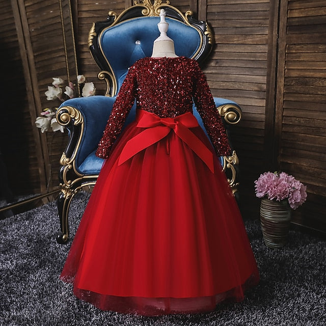 Dress Flower Girls' Girl Party Performance FashionChic