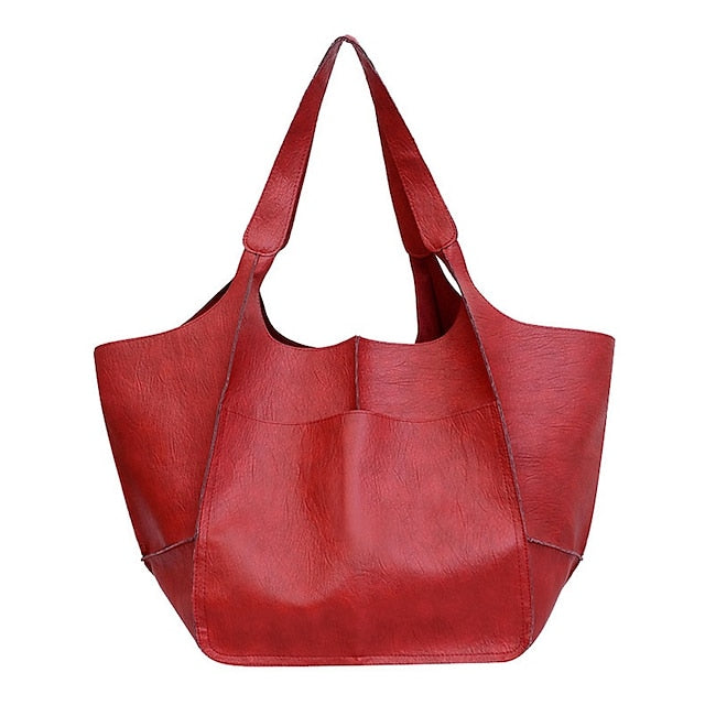 Women's Men's PU Party Leather Bag Shoulder Handbag FashionChic