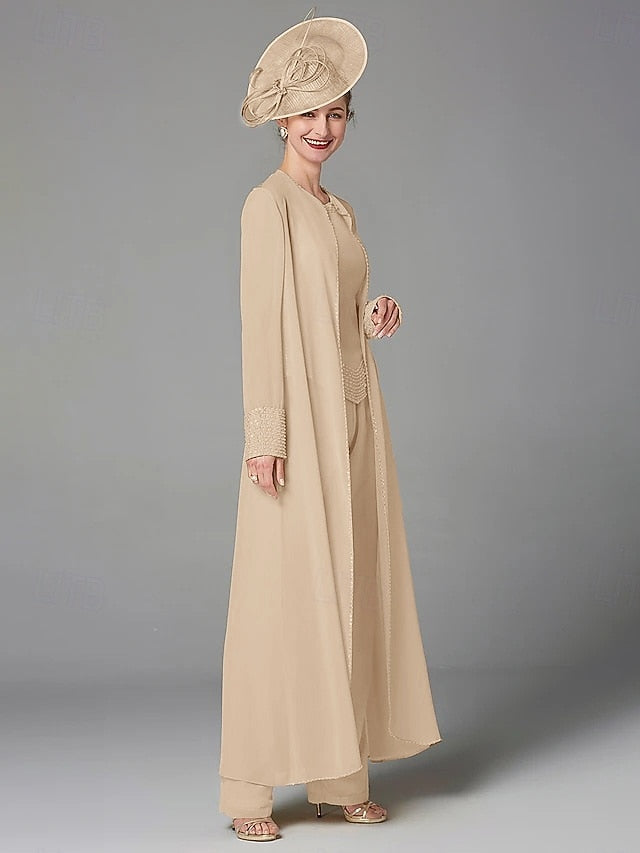 Beach Mother of Pantsuit 3 Bride Formal the Piece Wedding FashionChic