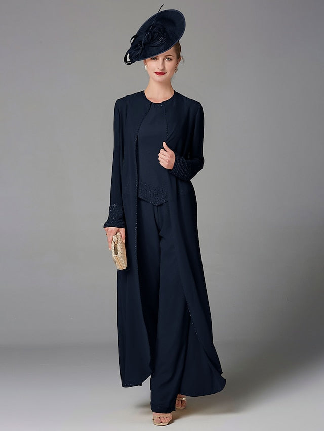 Beach Mother of Pantsuit 3 Bride Formal the Piece Wedding FashionChic