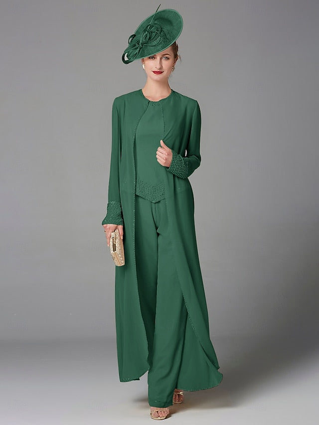 Beach Mother of Pantsuit 3 Bride Formal the Piece Wedding FashionChic