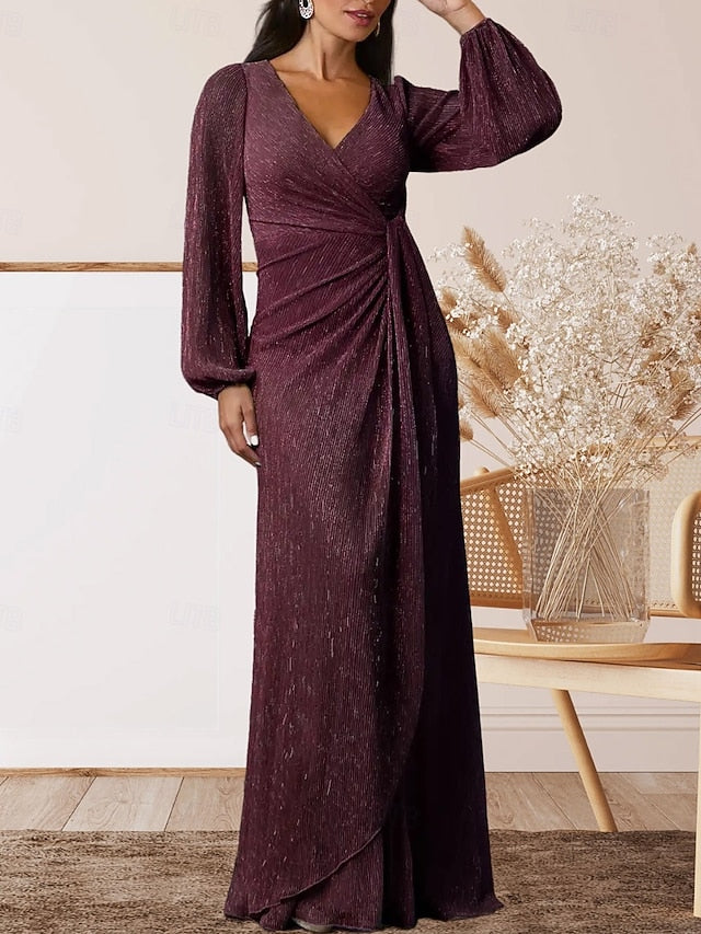 of Elegant Sweet Dress A-Line Wedding Guest the Bride Mother V FashionChic