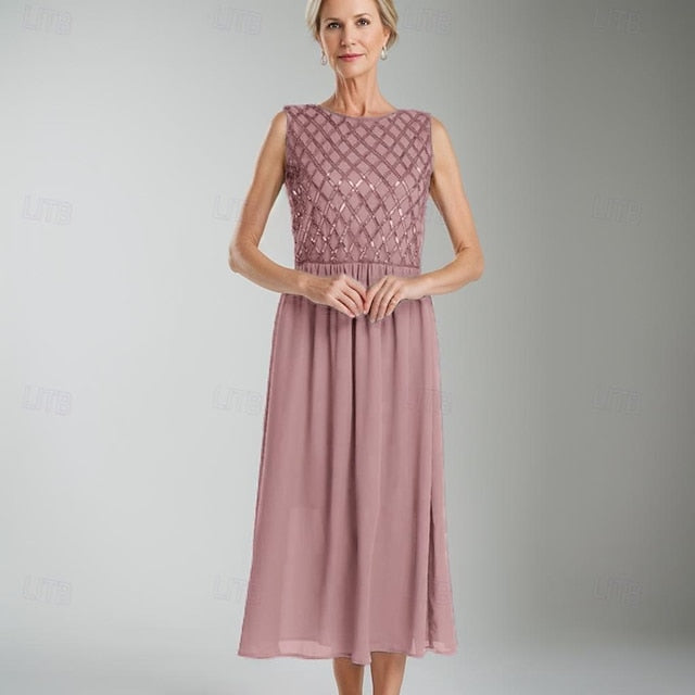 Bride the of A-Line Wedding Simple Guest Dress Mother FashionChic