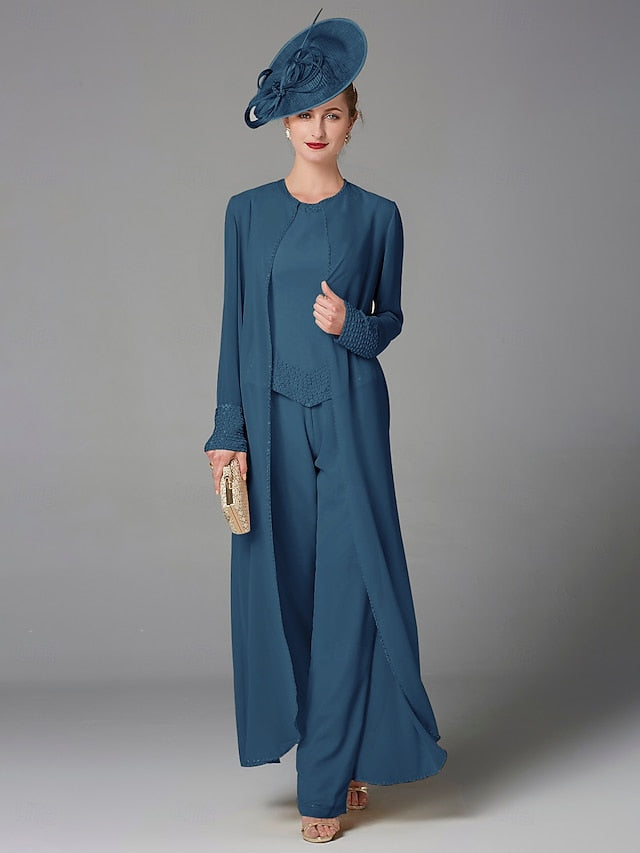 Beach Mother of Pantsuit 3 Bride Formal the Piece Wedding FashionChic