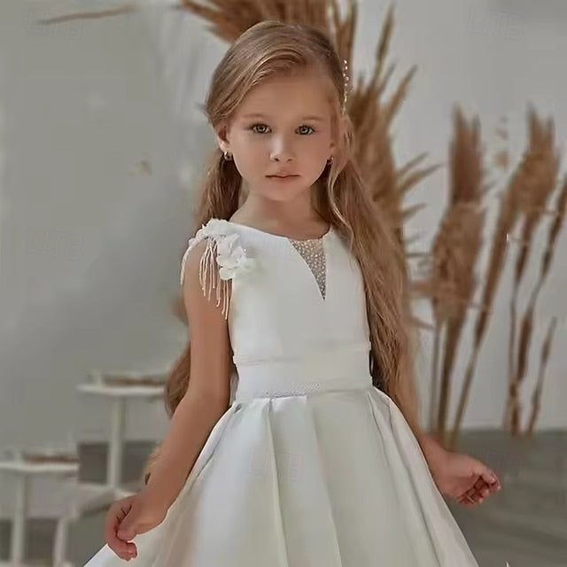 First Girls' Dress Communion Flower Party Girl FashionChic