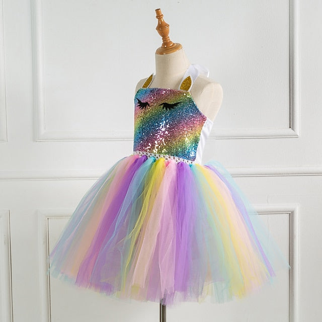 Movie Dress Unicorn Cosplay Girls' Vacation New FashionChic
