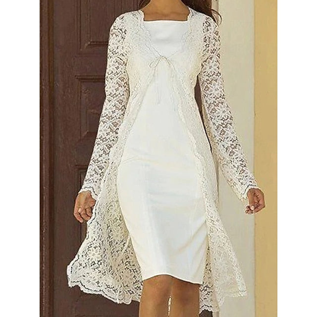 Dress the Bride Beach Mother Sheath of Piece Two Wedding FashionChic