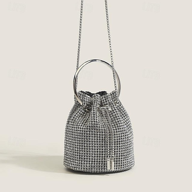 Women's PU Bag Chain Clutch Evening Wedding Leather Party FashionChic