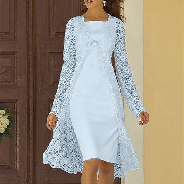 Dress the Bride Beach Mother Sheath of Piece Two Wedding FashionChic
