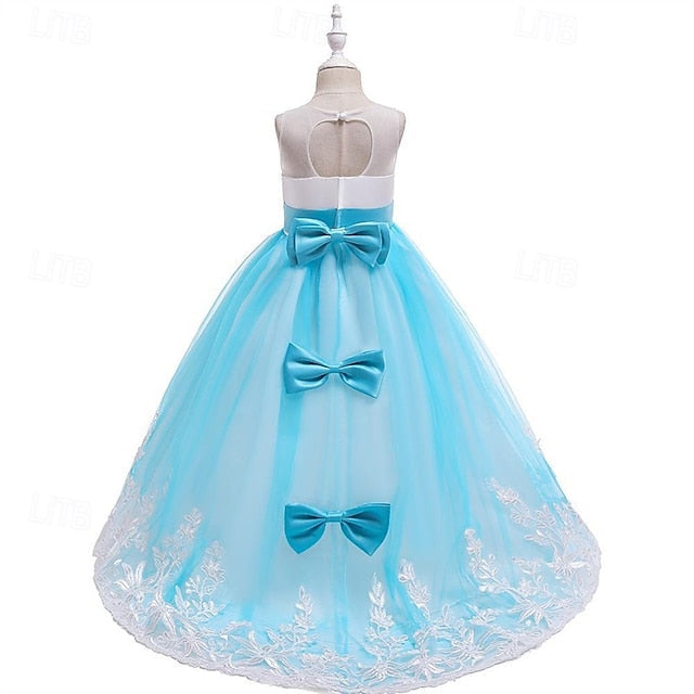 Kid's Girls' Girl Princess Dress Flower FashionChic