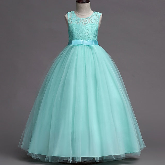 Flower Gown Girls' Dress Evening Party Girl FashionChic