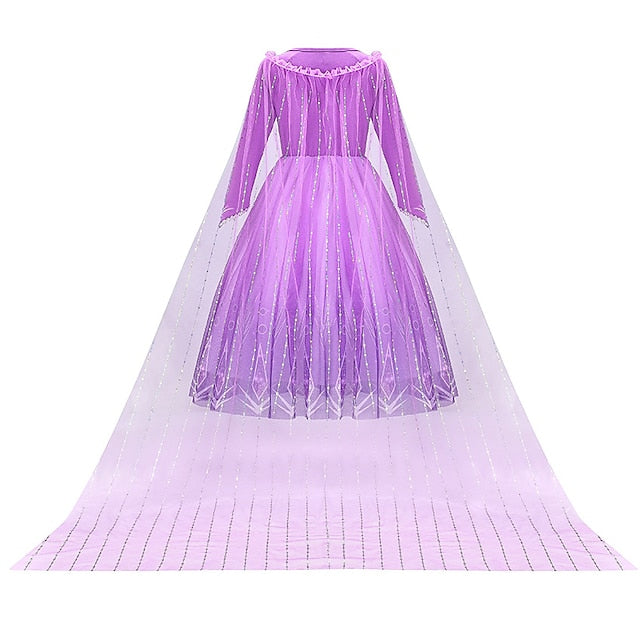 Theme Princess Girl Party Fairytale Flower Anna Frozen Dress FashionChic