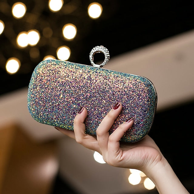 Wristlet Leather PU Bags Clutch Women's Evening Bag FashionChic