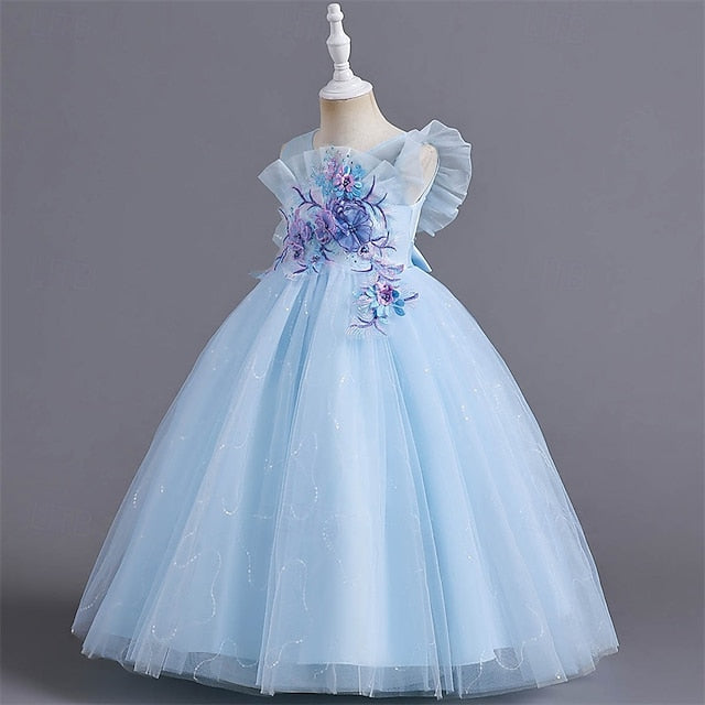 Princess Kid's Flower Girls' Dress Girl FashionChic