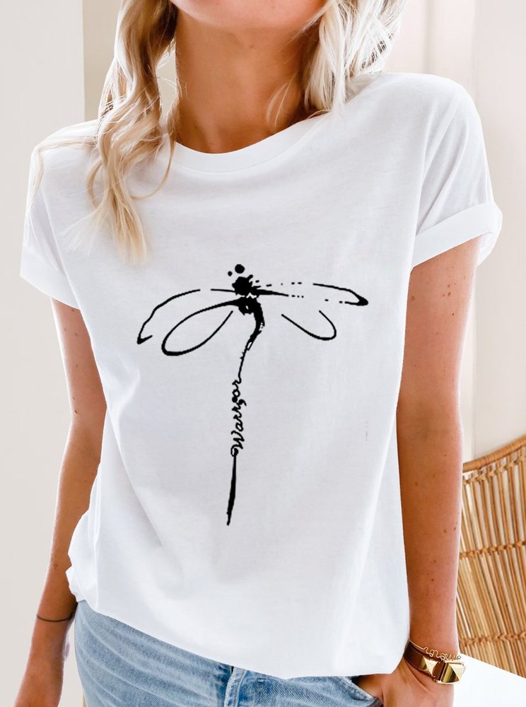 Shift Short Sleeve Crew Neck Cotton T-shirt QH81