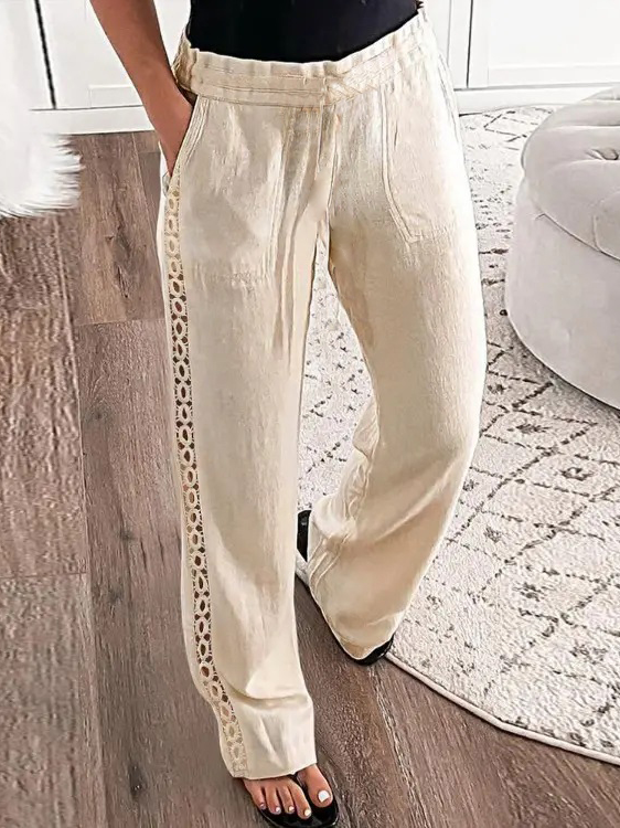 Casual Plain Loose Pants QB96
