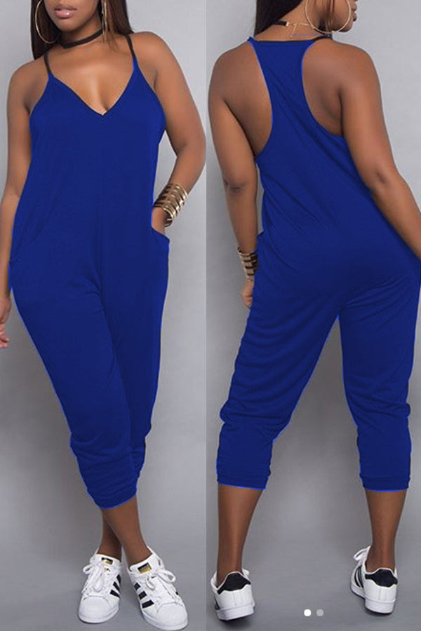 BASICS Pocket Design Cami Jumpsuit AR5079