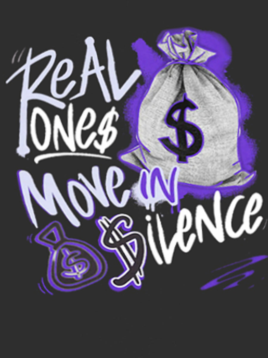 Plus Size Money Bag Letter Print Kangaroo Pocket Tracksuit Set BO50104 Furdela