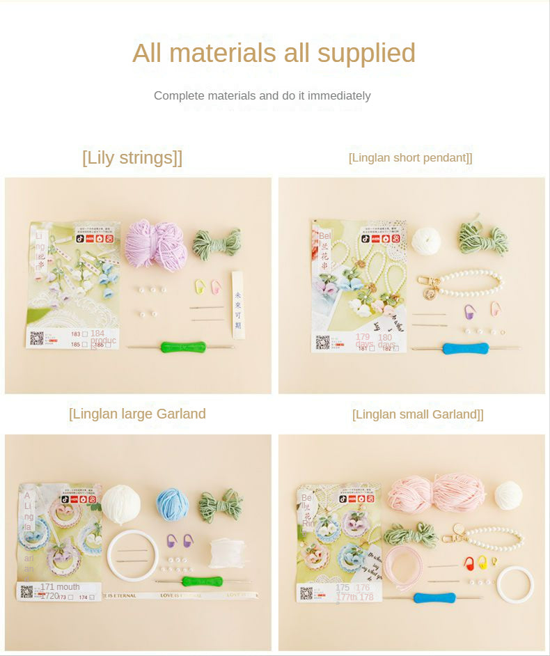 DIY Lily of the valley pendant