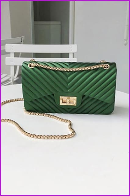 5 Colors Elegant Chain PU Leather Shoulder Bag/Handbag F688 - Furdela
