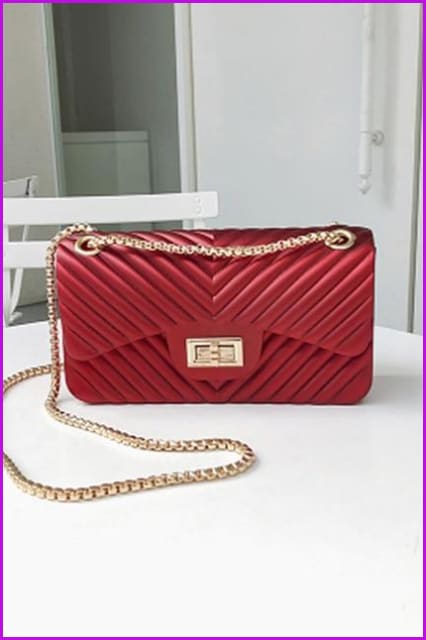 5 Colors Elegant Chain PU Leather Shoulder Bag/Handbag F688 - Furdela