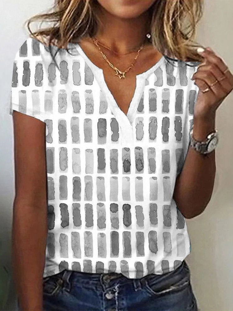 Ombre Casual Loose T-Shirt cc194