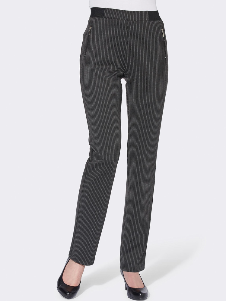 Women's Regular Fit Plaid Fashion Pants WK105