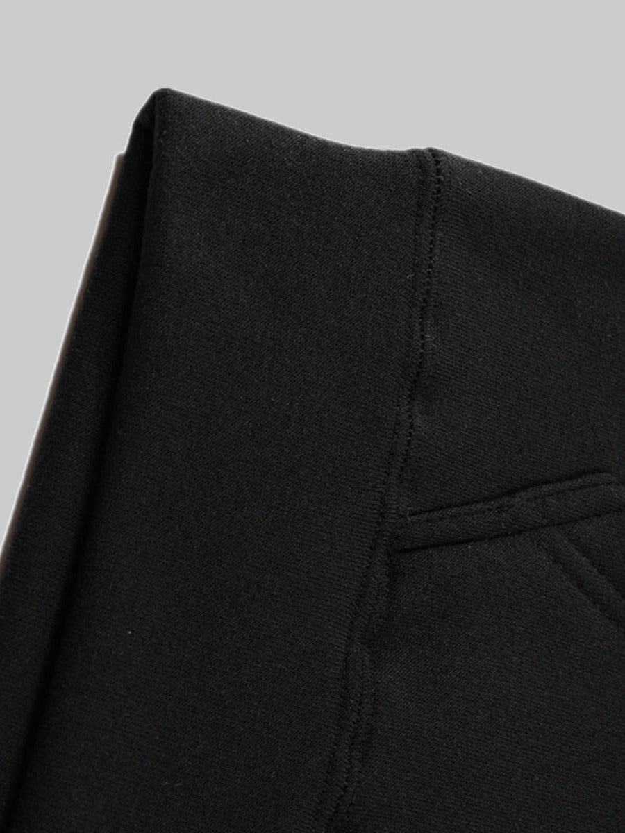 Men Cartoon Letter Print Kangaroo Pocket Tracksuit Set AT9057