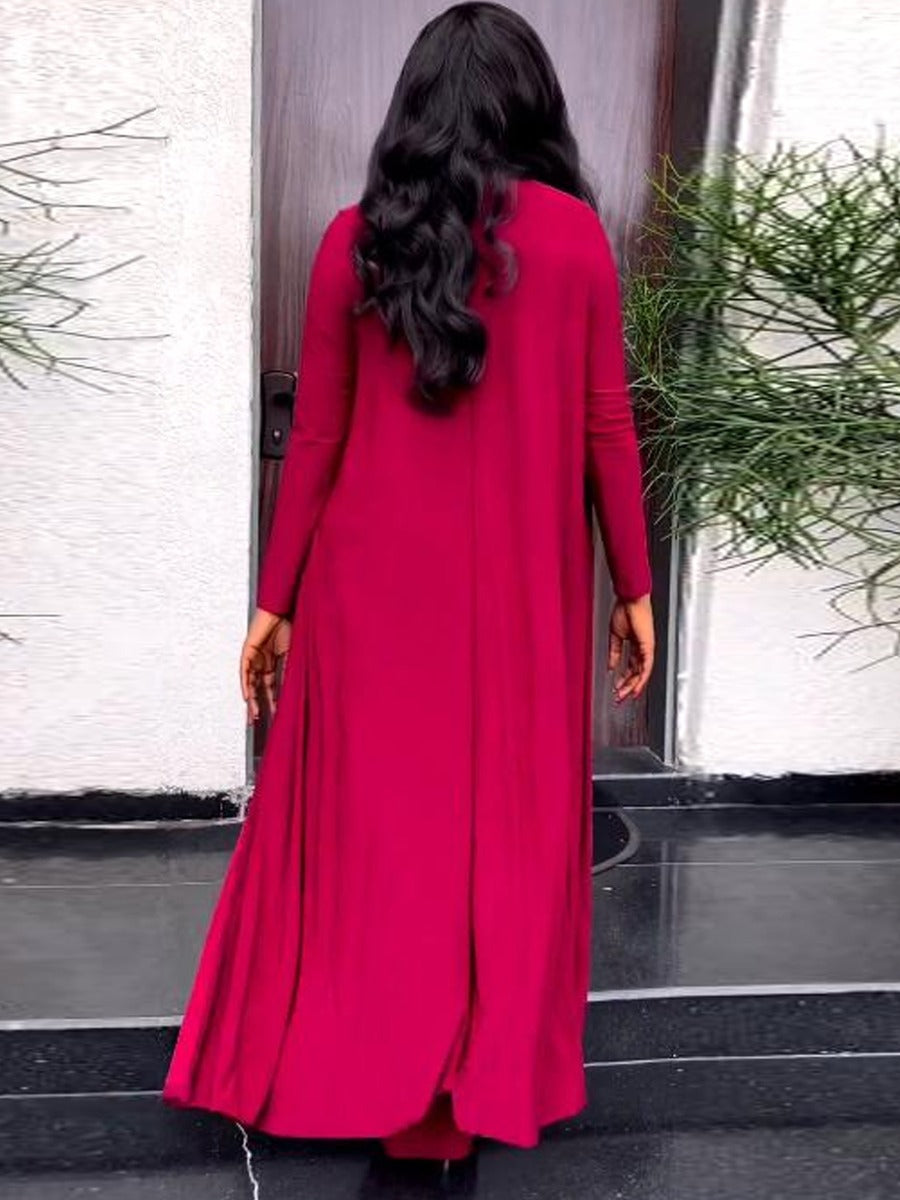 Plus Size Off The Shoulder Cut Out Jumpsuit Set BO2133