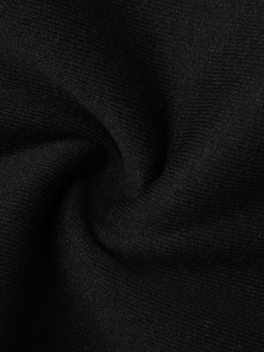 Men Letter Print Kangaroo Pocket Tracksuit Set BO2143