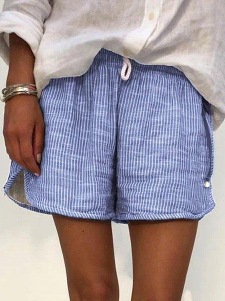 Women's Elastic Waist Summer Shorts Shorts QK97