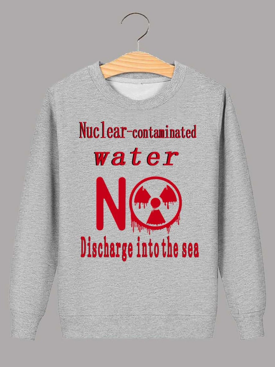 Plus Size Letter Print Sweatshirt AR5042