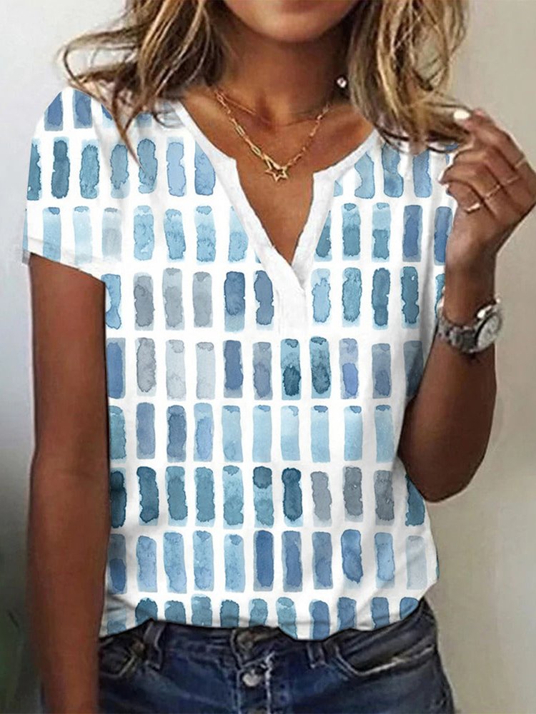 Ombre Casual Loose T-Shirt cc194