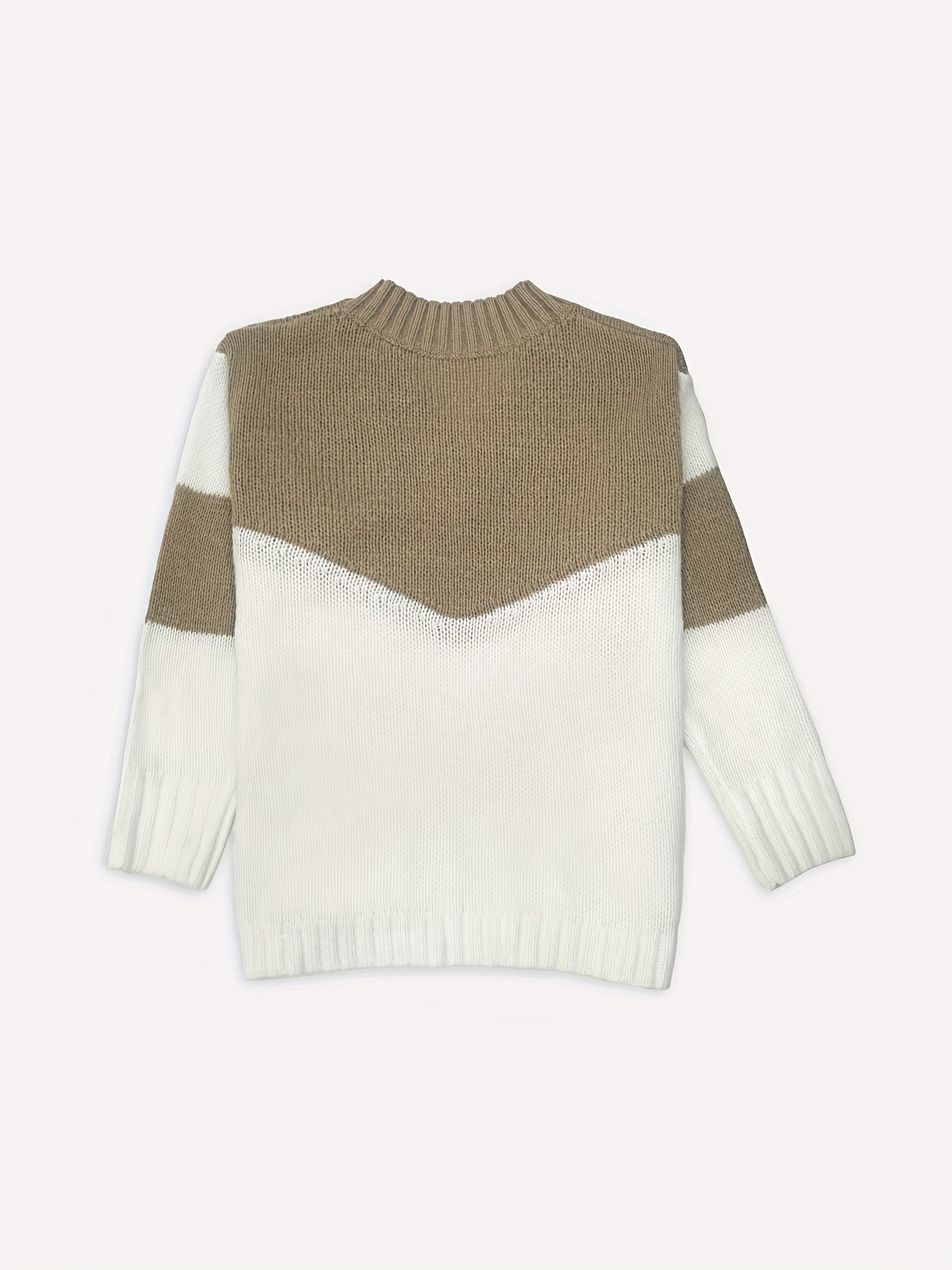 Casual V Neck Long Sleeve Sweater DT4974 Furdela